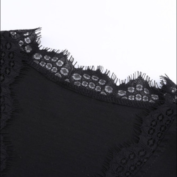 Ellie Eyelash Blouse- Black - Picture 2 of 4